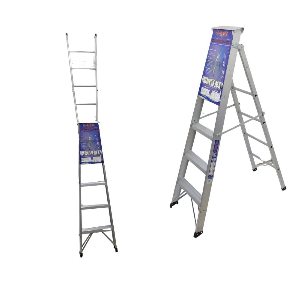 E-LINKS ALLUMINIUM LADDER DOUBLE SIDE 6STEP  DOUBLE SIDE