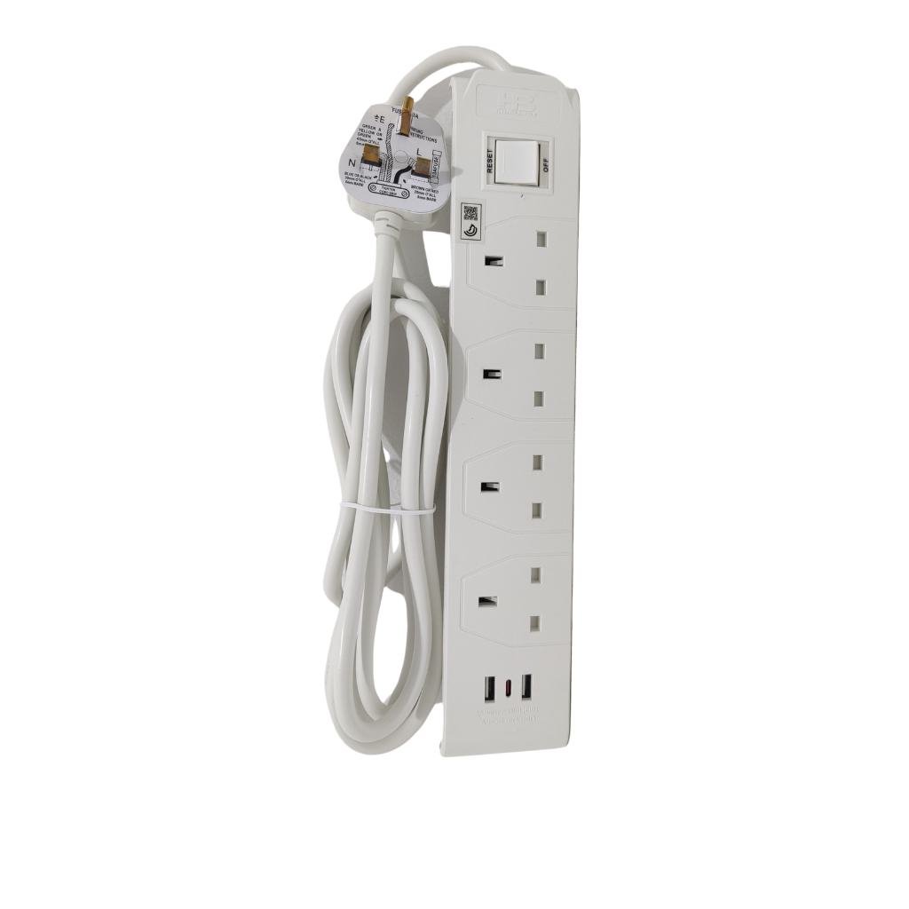 EXTENSION 4W 3MTR 2USB 1TYPE-C SU244  EXTENSION LEADS