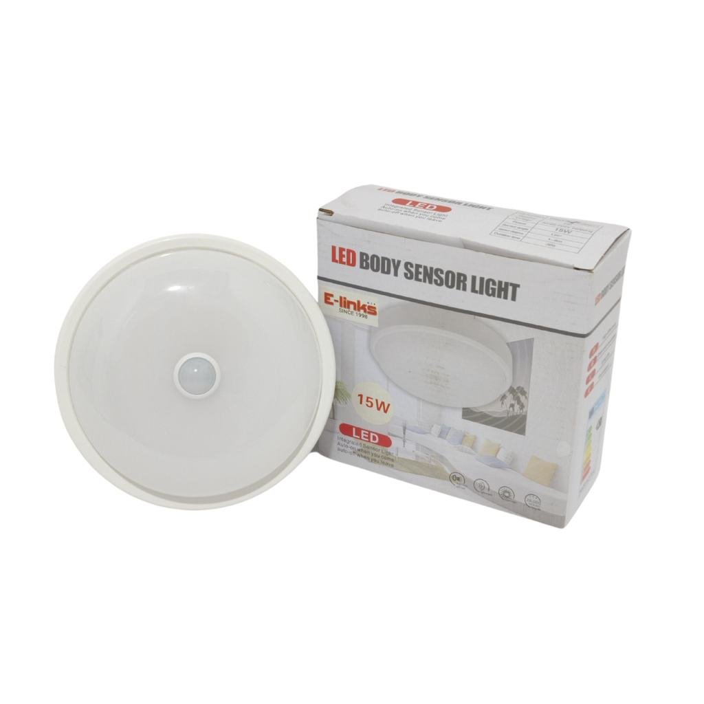  LED BULKHEAD SENSOR 15W RND DL  BULKHEAD