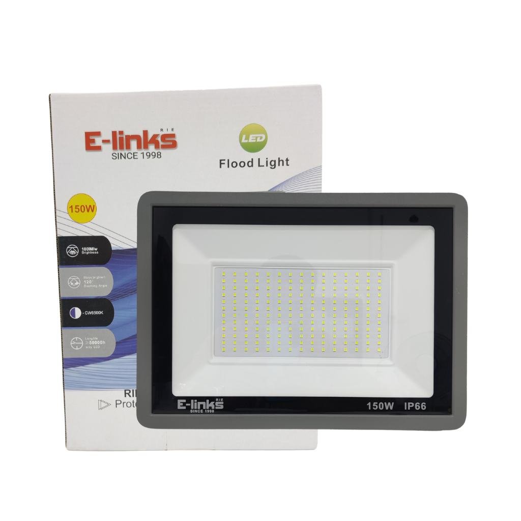 E-LINKS LED FLOOD LIGHT 150W RIE066 IP66  LED FLOOD 