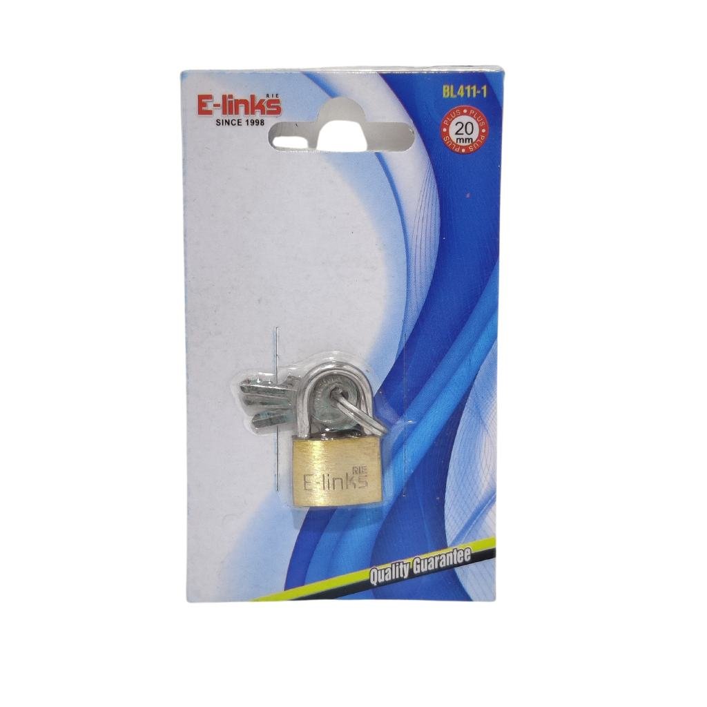 E-LINKS PADLOCK 20MM BL411-1  LOCKS