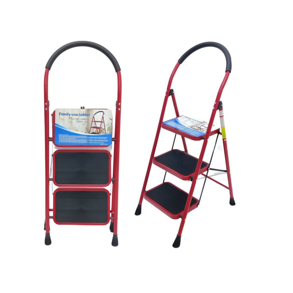 E-LINKS STEEL LADDER 3STEPS STL303 0503A  ONE SIDE