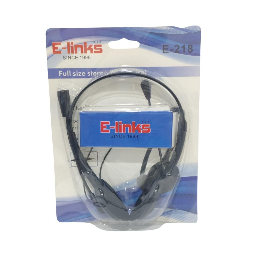  E-LINKS STEREO PC HEADSET E218  PC