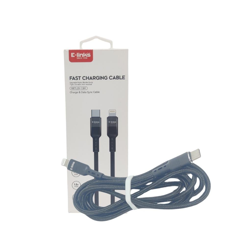 TYPEC TO IP5 FAST CH/CABLE 20W  USB CABLES