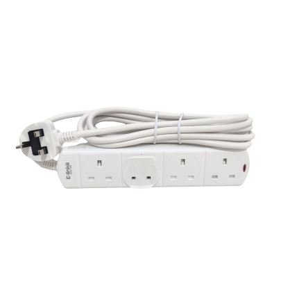 E-LINKS EXTENSION 4WAY 3METER RIE614 GMARK EXTENSION LEADS